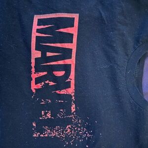 Marvel Black and Red Graphic Tee